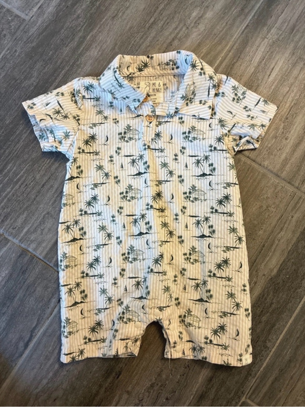 Me & Henry Hawaiian Romper